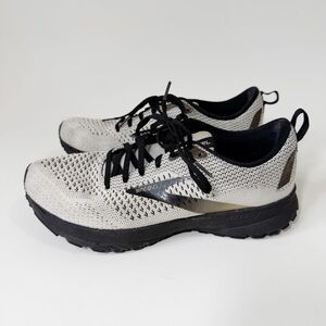 Women’s Brooks Revel 4 Running Shoes Black Gray Size 9